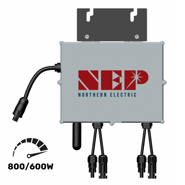 NEP 800/600W throttleable micro inverter / with integrated 